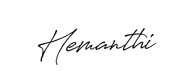 Create a beautiful signature design for name Hemanthi. With this signature (Antro_Vectra_Bolder) fonts, you can make a handwritten signature for free. Hemanthi signature style 7 images and pictures png