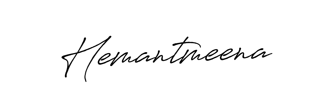 Make a beautiful signature design for name Hemantmeena. Use this online signature maker to create a handwritten signature for free. Hemantmeena signature style 7 images and pictures png