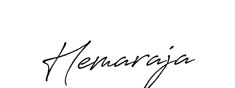 Make a beautiful signature design for name Hemaraja. With this signature (Antro_Vectra_Bolder) style, you can create a handwritten signature for free. Hemaraja signature style 7 images and pictures png