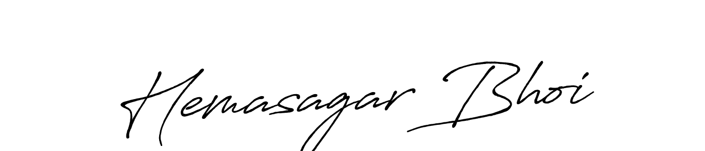 Design your own signature with our free online signature maker. With this signature software, you can create a handwritten (Antro_Vectra_Bolder) signature for name Hemasagar Bhoi. Hemasagar Bhoi signature style 7 images and pictures png