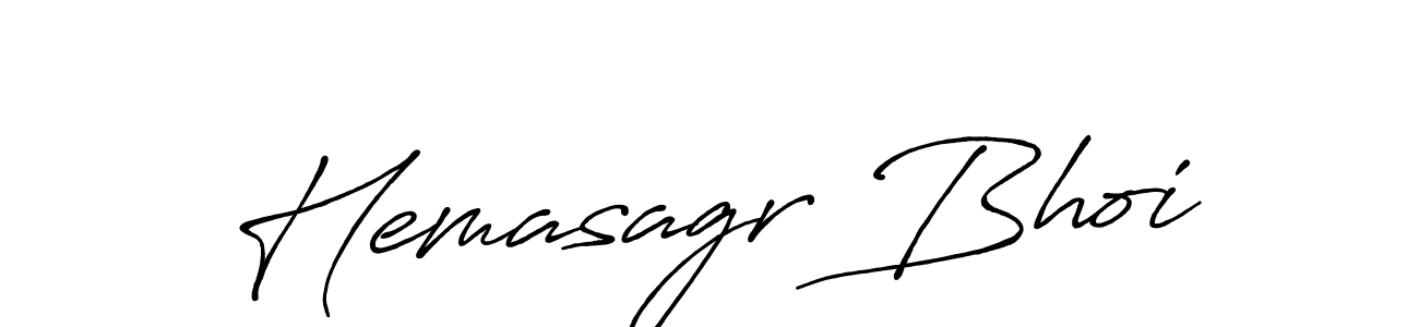 Hemasagr Bhoi stylish signature style. Best Handwritten Sign (Antro_Vectra_Bolder) for my name. Handwritten Signature Collection Ideas for my name Hemasagr Bhoi. Hemasagr Bhoi signature style 7 images and pictures png
