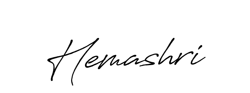 Use a signature maker to create a handwritten signature online. With this signature software, you can design (Antro_Vectra_Bolder) your own signature for name Hemashri. Hemashri signature style 7 images and pictures png