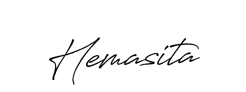 Also we have Hemasita name is the best signature style. Create professional handwritten signature collection using Antro_Vectra_Bolder autograph style. Hemasita signature style 7 images and pictures png