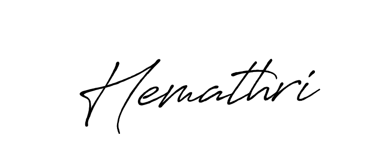 Make a beautiful signature design for name Hemathri. With this signature (Antro_Vectra_Bolder) style, you can create a handwritten signature for free. Hemathri signature style 7 images and pictures png
