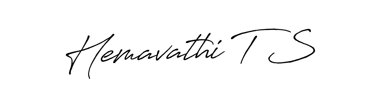 This is the best signature style for the Hemavathi T S name. Also you like these signature font (Antro_Vectra_Bolder). Mix name signature. Hemavathi T S signature style 7 images and pictures png