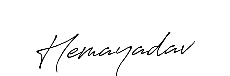 Similarly Antro_Vectra_Bolder is the best handwritten signature design. Signature creator online .You can use it as an online autograph creator for name Hemayadav. Hemayadav signature style 7 images and pictures png