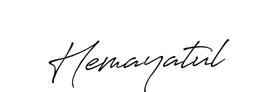 Hemayatul stylish signature style. Best Handwritten Sign (Antro_Vectra_Bolder) for my name. Handwritten Signature Collection Ideas for my name Hemayatul. Hemayatul signature style 7 images and pictures png