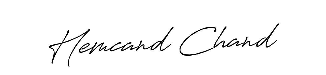 Make a beautiful signature design for name Hemcand Chand. With this signature (Antro_Vectra_Bolder) style, you can create a handwritten signature for free. Hemcand Chand signature style 7 images and pictures png