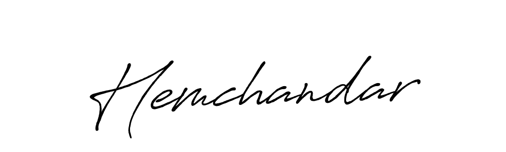 Create a beautiful signature design for name Hemchandar. With this signature (Antro_Vectra_Bolder) fonts, you can make a handwritten signature for free. Hemchandar signature style 7 images and pictures png
