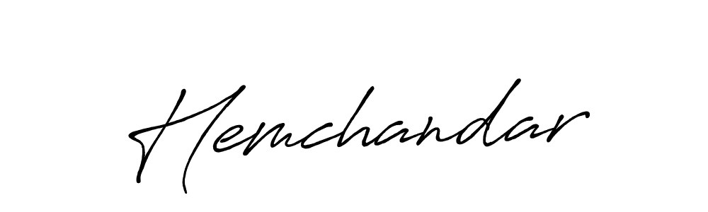 Design your own signature with our free online signature maker. With this signature software, you can create a handwritten (Antro_Vectra_Bolder) signature for name Hemchandar. Hemchandar signature style 7 images and pictures png