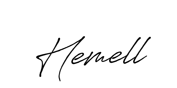How to make Hemell name signature. Use Antro_Vectra_Bolder style for creating short signs online. This is the latest handwritten sign. Hemell signature style 7 images and pictures png