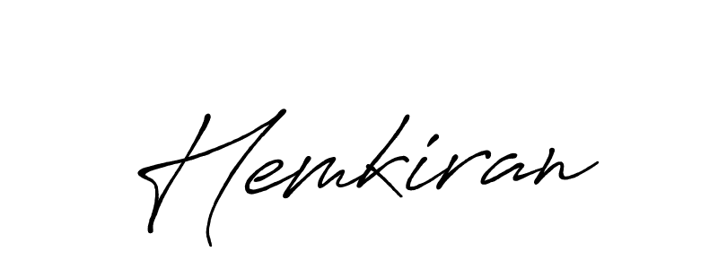The best way (Antro_Vectra_Bolder) to make a short signature is to pick only two or three words in your name. The name Hemkiran include a total of six letters. For converting this name. Hemkiran signature style 7 images and pictures png
