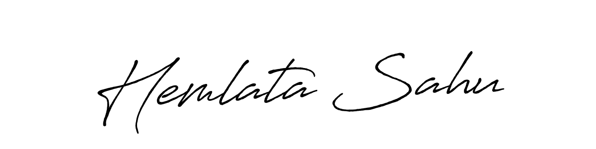 It looks lik you need a new signature style for name Hemlata Sahu. Design unique handwritten (Antro_Vectra_Bolder) signature with our free signature maker in just a few clicks. Hemlata Sahu signature style 7 images and pictures png
