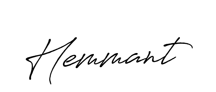 Design your own signature with our free online signature maker. With this signature software, you can create a handwritten (Antro_Vectra_Bolder) signature for name Hemmant. Hemmant signature style 7 images and pictures png