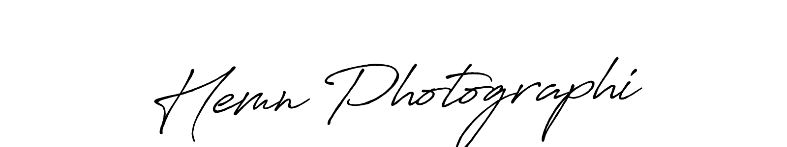 It looks lik you need a new signature style for name Hemn Photographi. Design unique handwritten (Antro_Vectra_Bolder) signature with our free signature maker in just a few clicks. Hemn Photographi signature style 7 images and pictures png