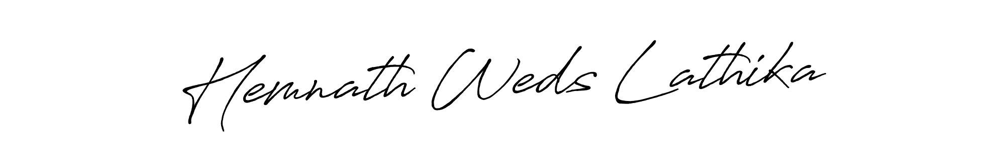 Similarly Antro_Vectra_Bolder is the best handwritten signature design. Signature creator online .You can use it as an online autograph creator for name Hemnath Weds Lathika. Hemnath Weds Lathika signature style 7 images and pictures png