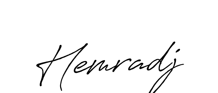 How to make Hemradj signature? Antro_Vectra_Bolder is a professional autograph style. Create handwritten signature for Hemradj name. Hemradj signature style 7 images and pictures png