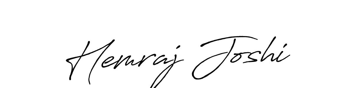 Hemraj Joshi stylish signature style. Best Handwritten Sign (Antro_Vectra_Bolder) for my name. Handwritten Signature Collection Ideas for my name Hemraj Joshi. Hemraj Joshi signature style 7 images and pictures png