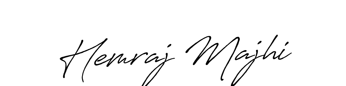 Similarly Antro_Vectra_Bolder is the best handwritten signature design. Signature creator online .You can use it as an online autograph creator for name Hemraj Majhi. Hemraj Majhi signature style 7 images and pictures png
