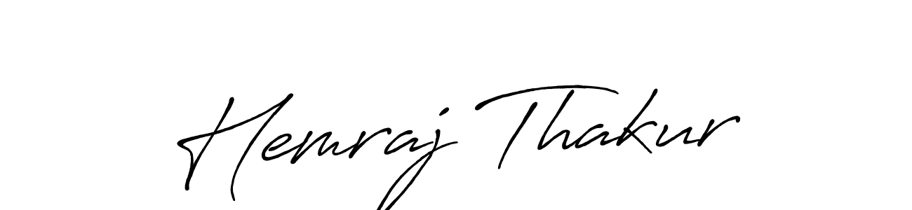 Hemraj Thakur stylish signature style. Best Handwritten Sign (Antro_Vectra_Bolder) for my name. Handwritten Signature Collection Ideas for my name Hemraj Thakur. Hemraj Thakur signature style 7 images and pictures png