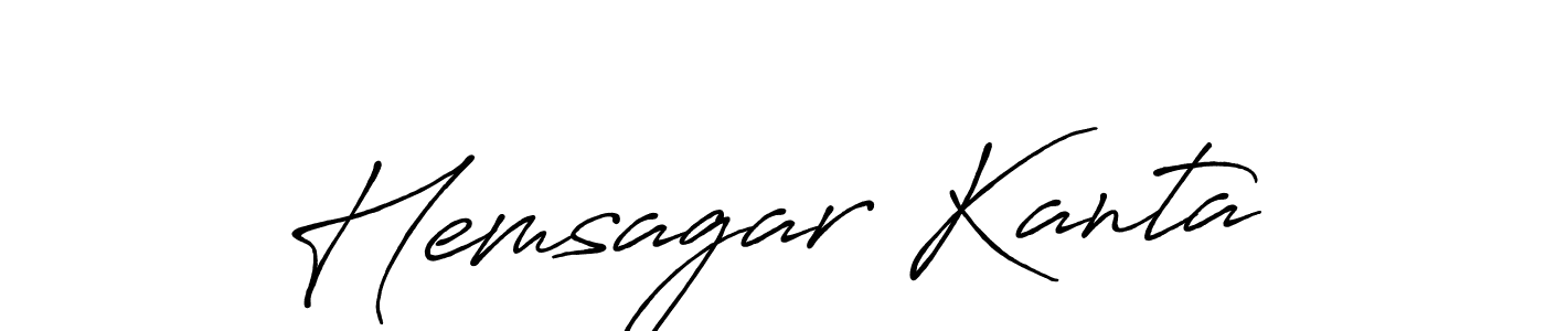 if you are searching for the best signature style for your name Hemsagar Kanta. so please give up your signature search. here we have designed multiple signature styles  using Antro_Vectra_Bolder. Hemsagar Kanta signature style 7 images and pictures png