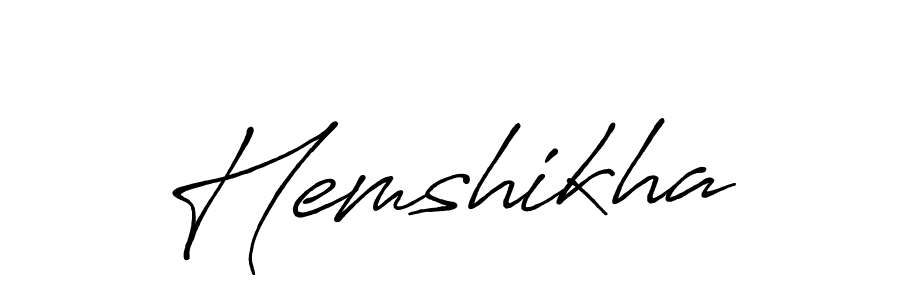 Hemshikha stylish signature style. Best Handwritten Sign (Antro_Vectra_Bolder) for my name. Handwritten Signature Collection Ideas for my name Hemshikha. Hemshikha signature style 7 images and pictures png