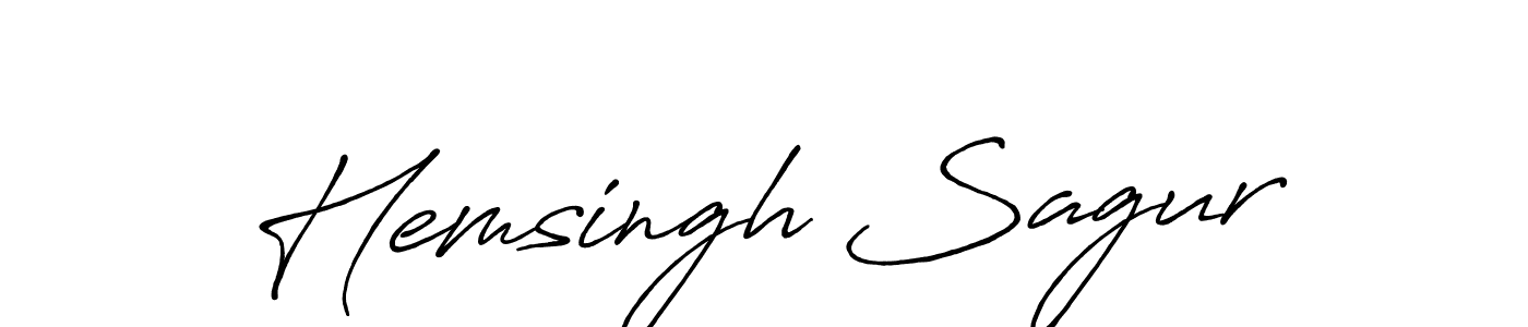You can use this online signature creator to create a handwritten signature for the name Hemsingh Sagur. This is the best online autograph maker. Hemsingh Sagur signature style 7 images and pictures png