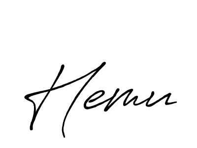 Also You can easily find your signature by using the search form. We will create Hemu name handwritten signature images for you free of cost using Antro_Vectra_Bolder sign style. Hemu signature style 7 images and pictures png