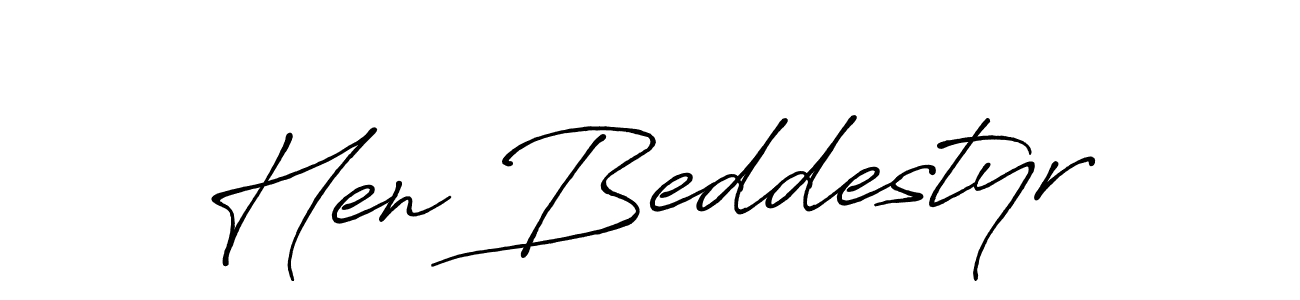This is the best signature style for the Hen Beddestyr name. Also you like these signature font (Antro_Vectra_Bolder). Mix name signature. Hen Beddestyr signature style 7 images and pictures png