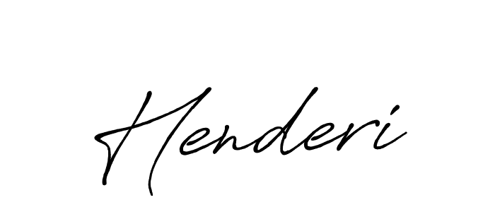 Also You can easily find your signature by using the search form. We will create Henderi name handwritten signature images for you free of cost using Antro_Vectra_Bolder sign style. Henderi signature style 7 images and pictures png