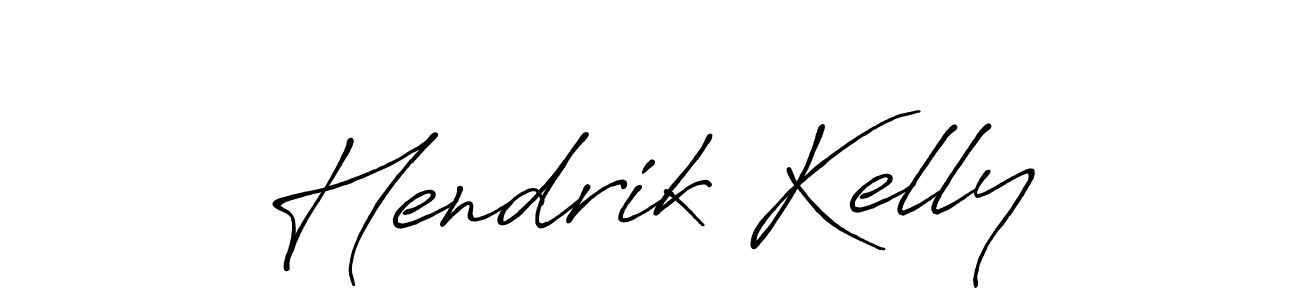 Create a beautiful signature design for name Hendrik Kelly. With this signature (Antro_Vectra_Bolder) fonts, you can make a handwritten signature for free. Hendrik Kelly signature style 7 images and pictures png