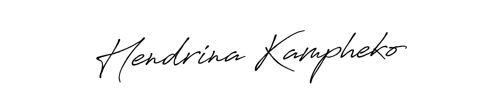 Also we have Hendrina Kampheko name is the best signature style. Create professional handwritten signature collection using Antro_Vectra_Bolder autograph style. Hendrina Kampheko signature style 7 images and pictures png