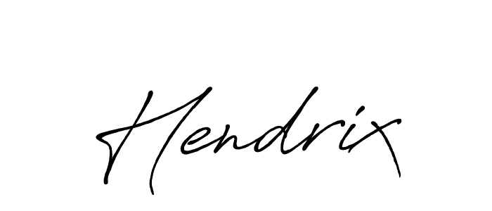 Design your own signature with our free online signature maker. With this signature software, you can create a handwritten (Antro_Vectra_Bolder) signature for name Hendrix. Hendrix signature style 7 images and pictures png