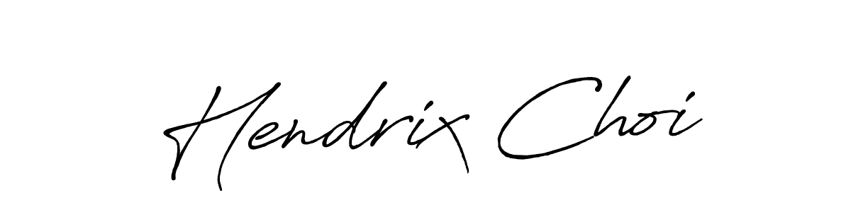 Also we have Hendrix Choi name is the best signature style. Create professional handwritten signature collection using Antro_Vectra_Bolder autograph style. Hendrix Choi signature style 7 images and pictures png