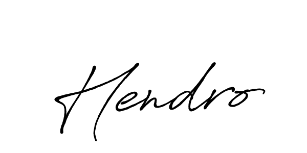 The best way (Antro_Vectra_Bolder) to make a short signature is to pick only two or three words in your name. The name Hendro include a total of six letters. For converting this name. Hendro signature style 7 images and pictures png