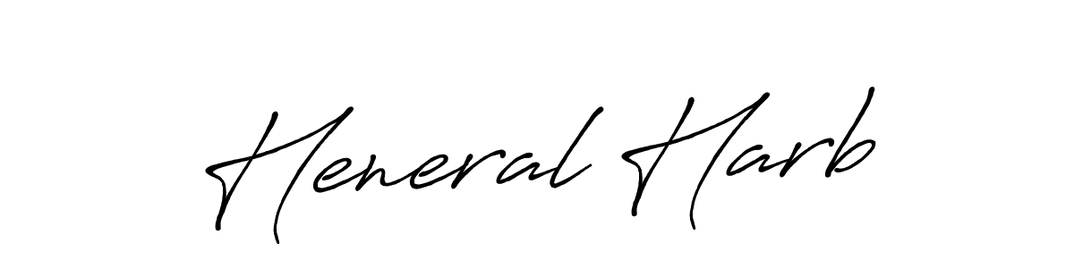 Antro_Vectra_Bolder is a professional signature style that is perfect for those who want to add a touch of class to their signature. It is also a great choice for those who want to make their signature more unique. Get Heneral Harb name to fancy signature for free. Heneral Harb signature style 7 images and pictures png