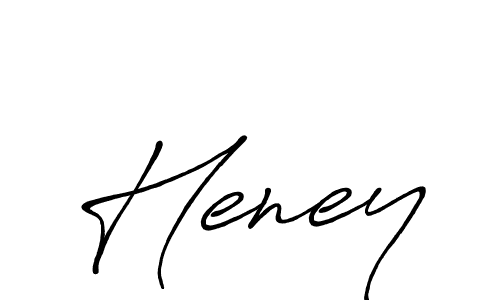 You should practise on your own different ways (Antro_Vectra_Bolder) to write your name (Heney) in signature. don't let someone else do it for you. Heney signature style 7 images and pictures png