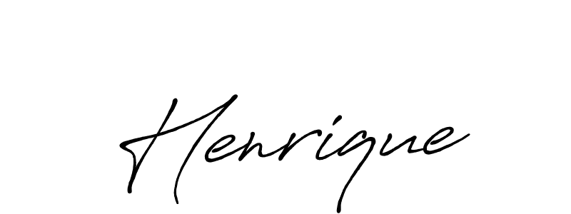 Make a beautiful signature design for name Henrique. Use this online signature maker to create a handwritten signature for free. Henrique signature style 7 images and pictures png