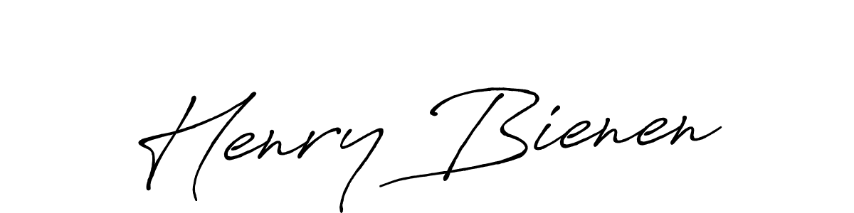 The best way (Antro_Vectra_Bolder) to make a short signature is to pick only two or three words in your name. The name Henry Bienen include a total of six letters. For converting this name. Henry Bienen signature style 7 images and pictures png