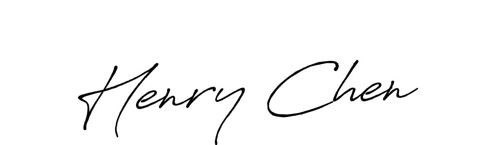 Best and Professional Signature Style for Henry Chen. Antro_Vectra_Bolder Best Signature Style Collection. Henry Chen signature style 7 images and pictures png