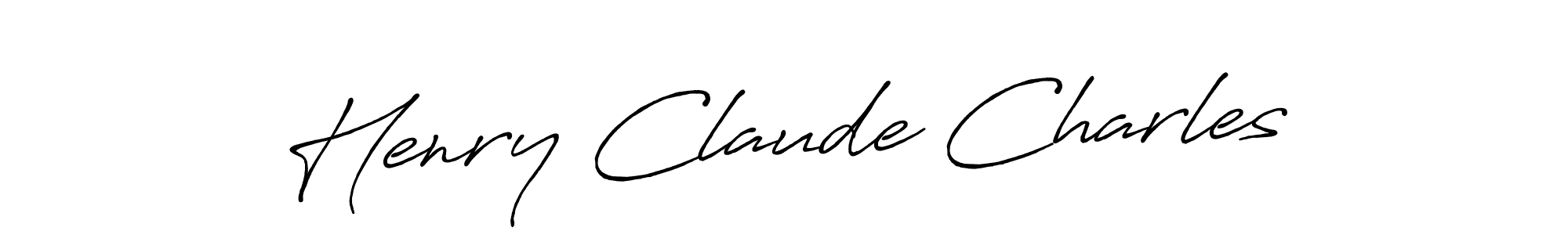 Best and Professional Signature Style for Henry Claude Charles. Antro_Vectra_Bolder Best Signature Style Collection. Henry Claude Charles signature style 7 images and pictures png