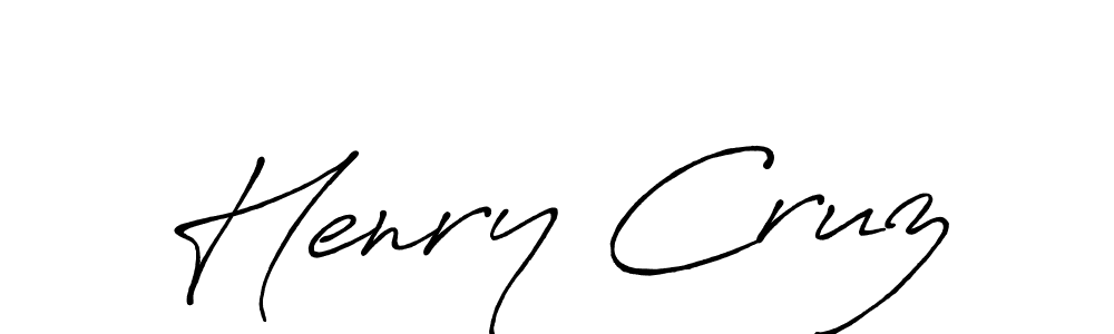 Use a signature maker to create a handwritten signature online. With this signature software, you can design (Antro_Vectra_Bolder) your own signature for name Henry Cruz. Henry Cruz signature style 7 images and pictures png