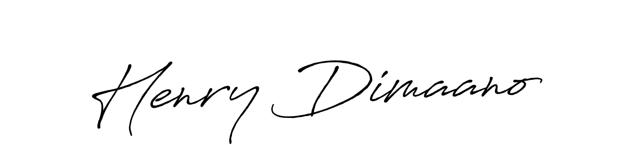 if you are searching for the best signature style for your name Henry Dimaano. so please give up your signature search. here we have designed multiple signature styles  using Antro_Vectra_Bolder. Henry Dimaano signature style 7 images and pictures png