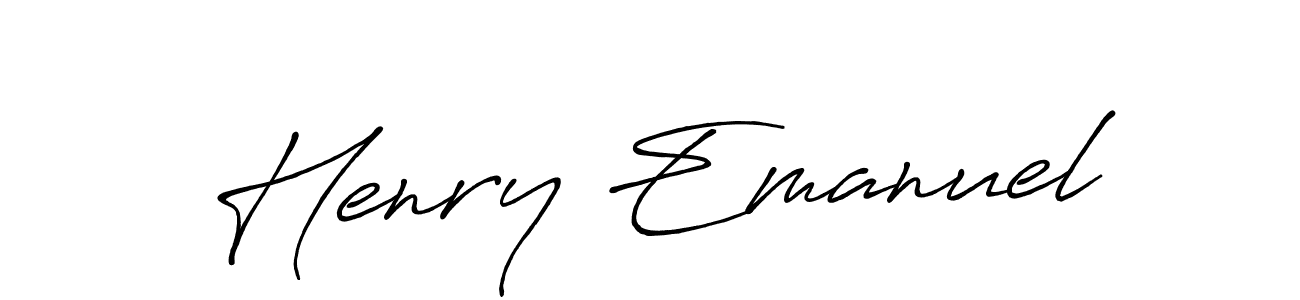 Similarly Antro_Vectra_Bolder is the best handwritten signature design. Signature creator online .You can use it as an online autograph creator for name Henry Emanuel. Henry Emanuel signature style 7 images and pictures png