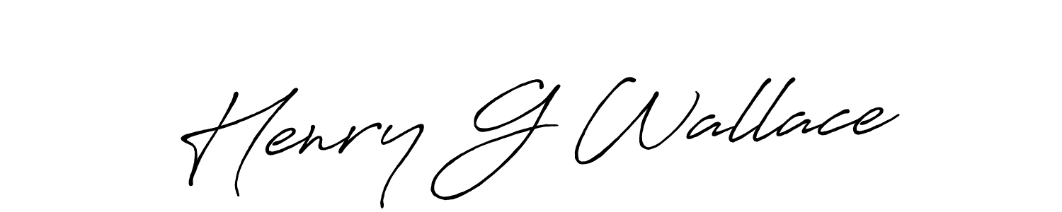 Make a beautiful signature design for name Henry G Wallace. Use this online signature maker to create a handwritten signature for free. Henry G Wallace signature style 7 images and pictures png
