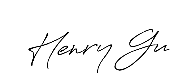 It looks lik you need a new signature style for name Henry Gu. Design unique handwritten (Antro_Vectra_Bolder) signature with our free signature maker in just a few clicks. Henry Gu signature style 7 images and pictures png