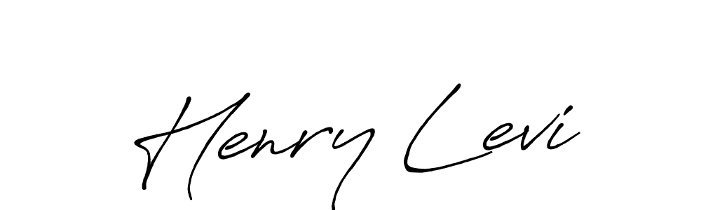 Use a signature maker to create a handwritten signature online. With this signature software, you can design (Antro_Vectra_Bolder) your own signature for name Henry Levi. Henry Levi signature style 7 images and pictures png