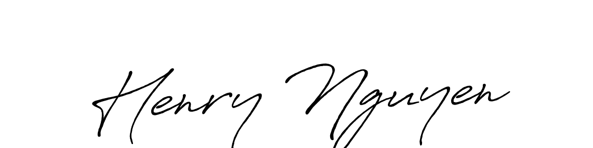 Use a signature maker to create a handwritten signature online. With this signature software, you can design (Antro_Vectra_Bolder) your own signature for name Henry Nguyen. Henry Nguyen signature style 7 images and pictures png
