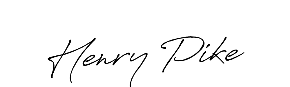 How to make Henry Pike name signature. Use Antro_Vectra_Bolder style for creating short signs online. This is the latest handwritten sign. Henry Pike signature style 7 images and pictures png