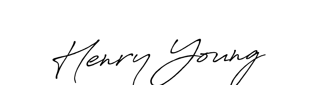 Also You can easily find your signature by using the search form. We will create Henry Young name handwritten signature images for you free of cost using Antro_Vectra_Bolder sign style. Henry Young signature style 7 images and pictures png